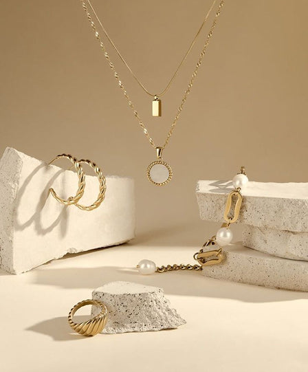 Rings, Necklaces, Bracelets