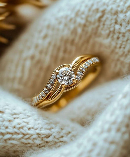 Elegant Gold Diamond Ring