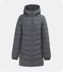 Men's Long Winter Coat Hooded Warm