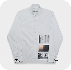 Detail Long Sleeve Shirt - White